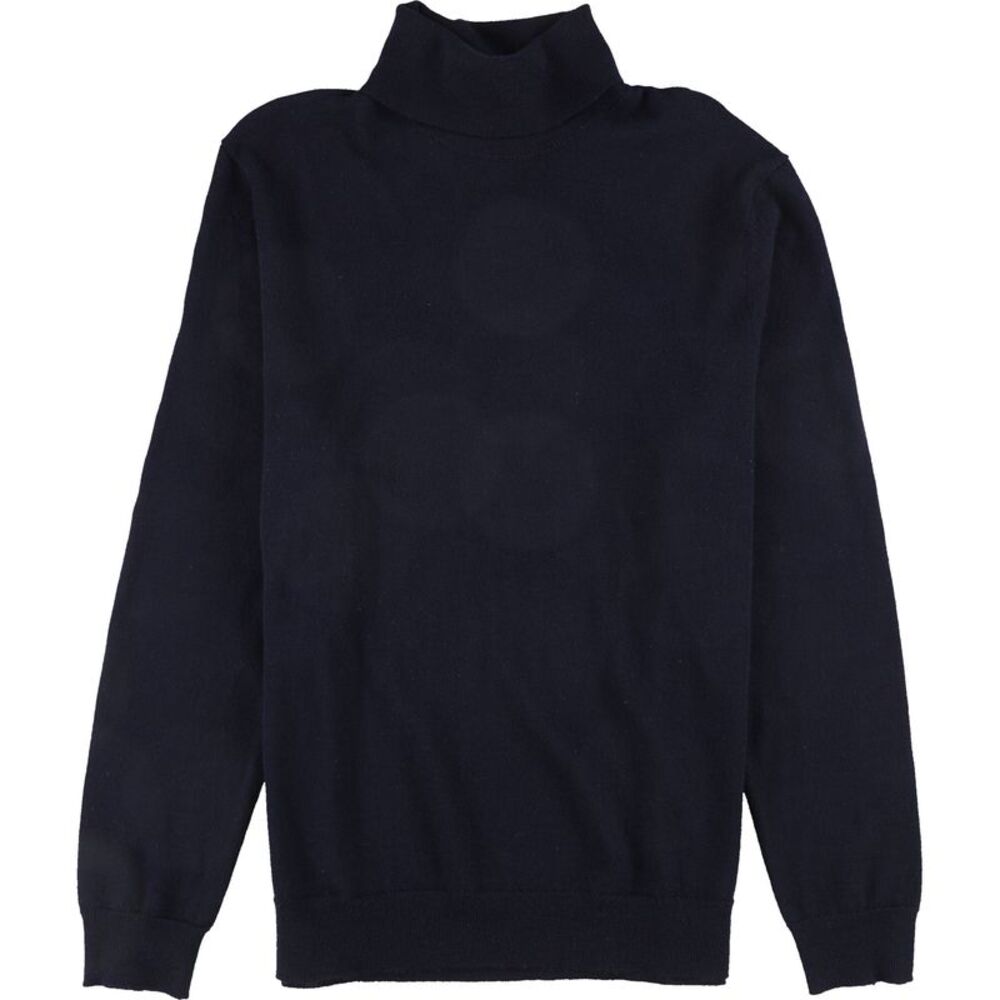 Tags Weekly Mens Ribbed Pullover Sweater, Blue, L, DM